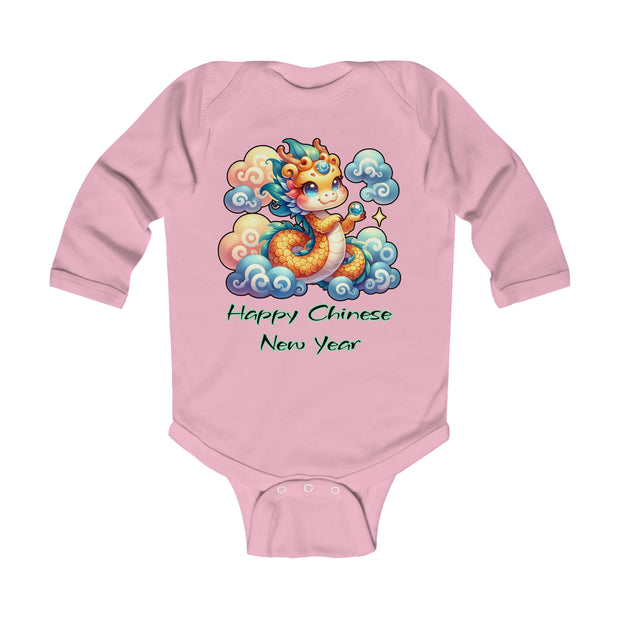 Chinese New Year Infant Long Sleeve Bodysuit