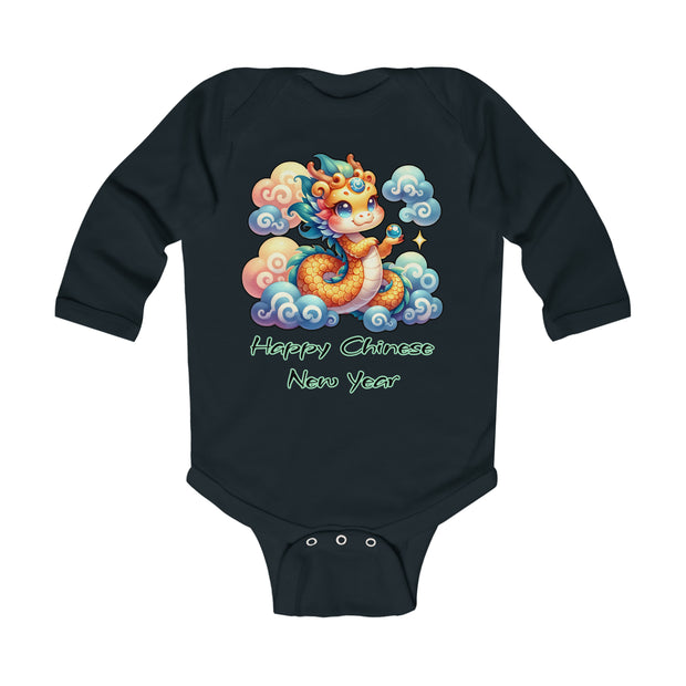Chinese New Year Infant Long Sleeve Bodysuit