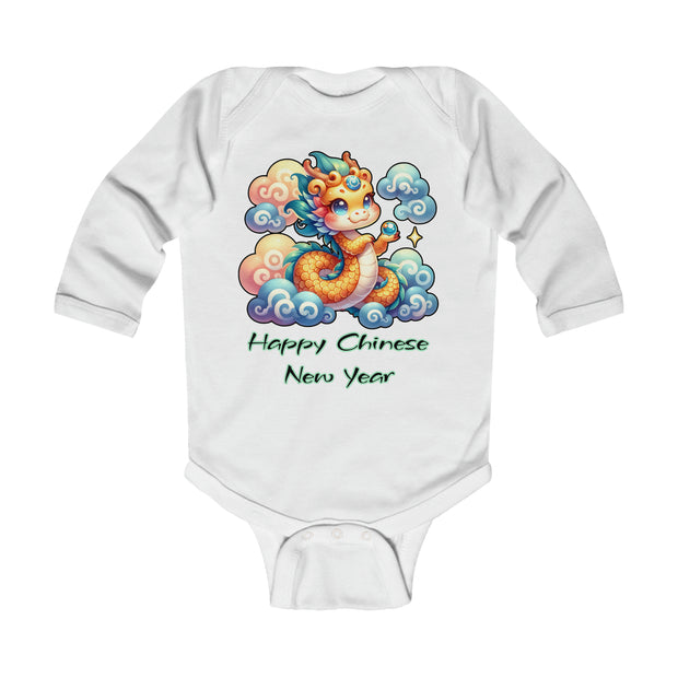 Chinese New Year Infant Long Sleeve Bodysuit