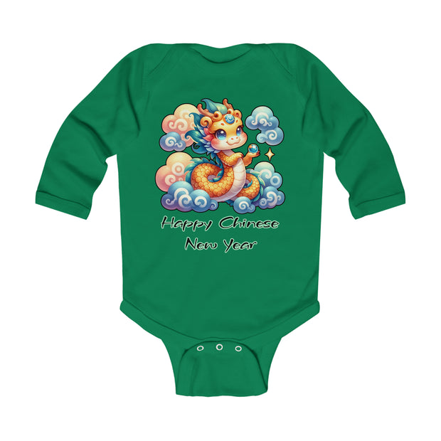 Chinese New Year Infant Long Sleeve Bodysuit