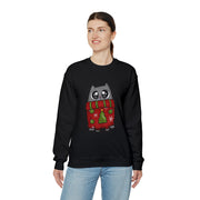 Christmas cat Unisex Heavy Blend™ Crewneck Sweatshirt