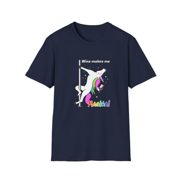 Unicorn Wine Unisex Softstyle T-Shirt