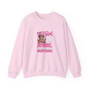 Just a Girl Unisex Heavy Blend™ Crewneck Sweatshirt