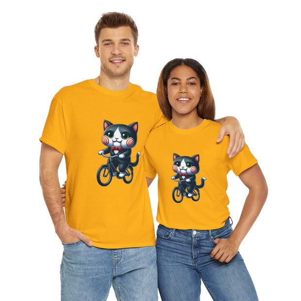 Horror Movie Cats Unisex Heavy Cotton Tee