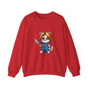 Horror Movie Cats Unisex Heavy Blend™ Crewneck Sweatshirt