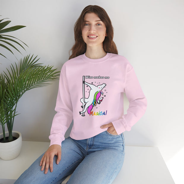 Unicorn Wine Unisex Heavy Blend™ Crewneck Sweatshirt