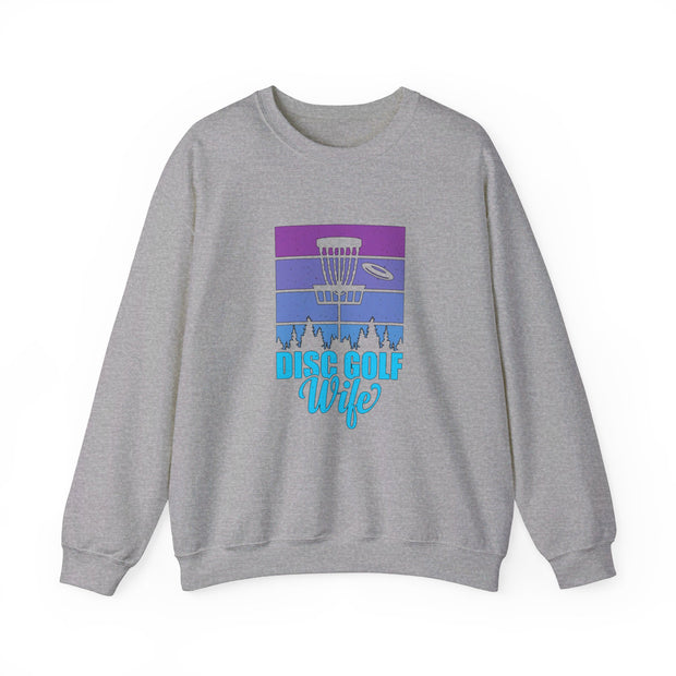Disc Golf Wife Unisex Heavy Blend™ Crewneck Sweatshirt
