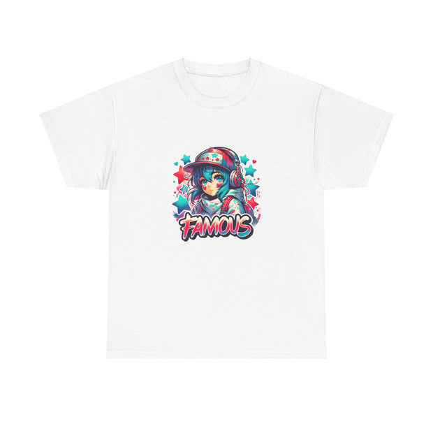 Graffiti Anime Girls Unisex Heavy Cotton Tee