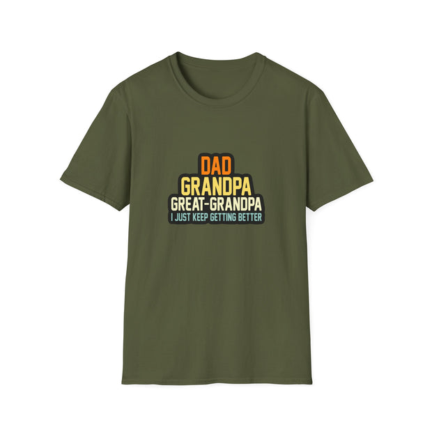 Dad Grandpa Great Grandpa Unisex Softstyle T-Shirt
