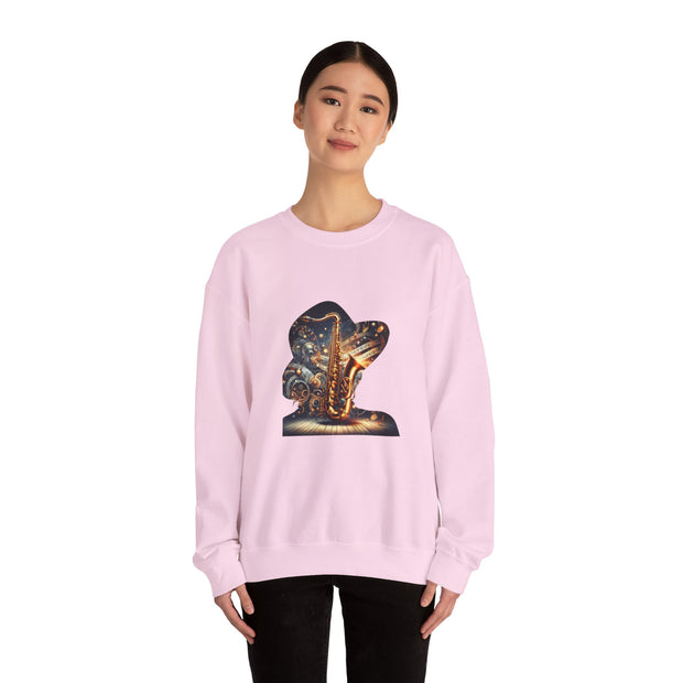 Saxophone Unisex Heavy Blend™ Crewneck Sweatshirt