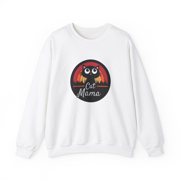 Cat Mama Unisex Heavy Blend™ Crewneck Sweatshirt