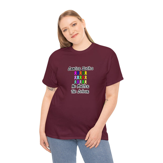 Cancer Sucks Unisex Heavy Cotton Tee
