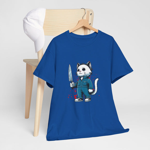 Horror Movie Cats Unisex Heavy Cotton Tee