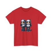 Horror Movie Cats Unisex Heavy Cotton Tee