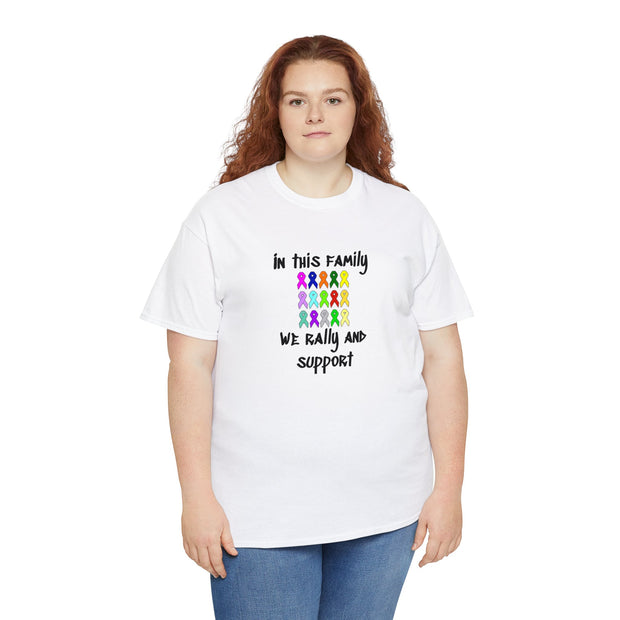 Cancer Support Unisex Heavy Cotton Tee
