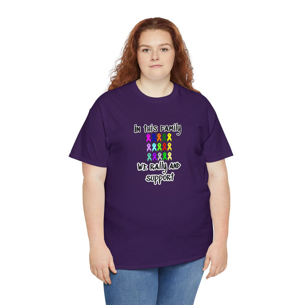 Cancer Support Unisex Heavy Cotton Tee