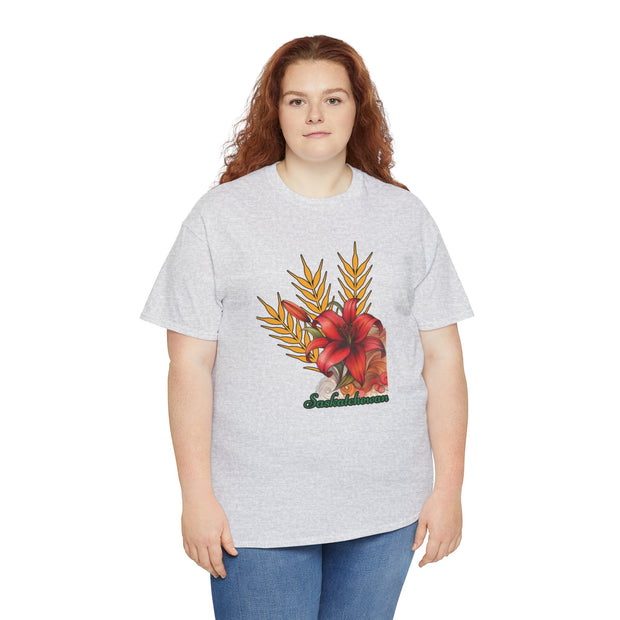 Saskatchewan Lily Unisex Heavy Cotton Tee