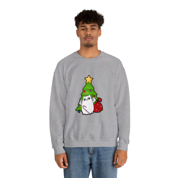 Christmas cat Unisex Heavy Blend™ Crewneck Sweatshirt