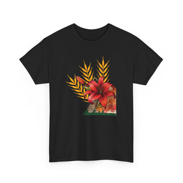 Saskatchewan Lily Unisex Heavy Cotton Tee