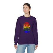 Pride Fingerprint Unisex Heavy Blend™ Crewneck Sweatshirt