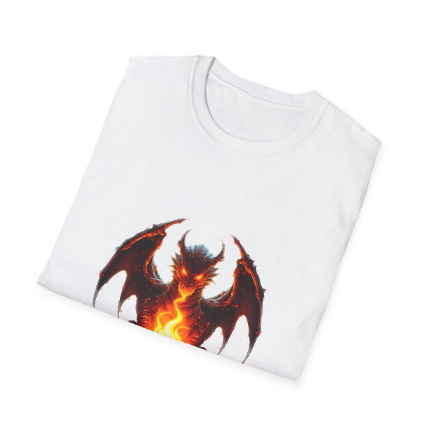 Fire Dragon Unisex Softstyle T-Shirt
