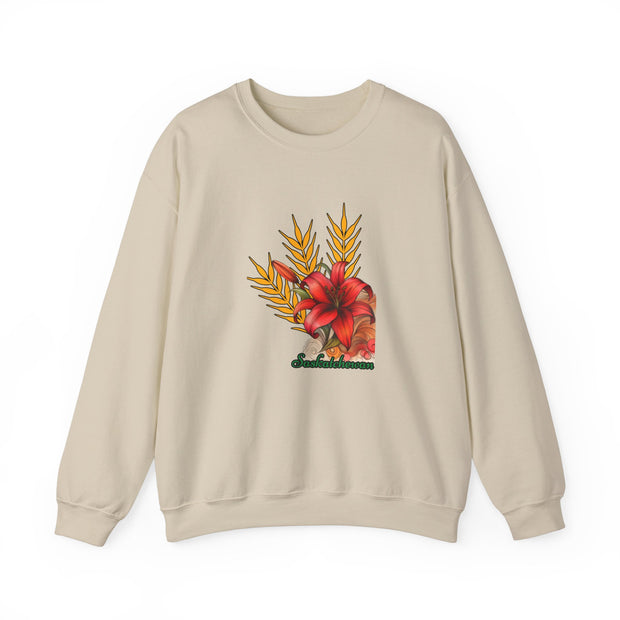 Saskatchewan Lily Unisex Heavy Blend™ Crewneck Sweatshirt