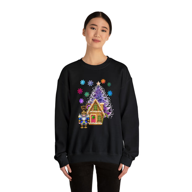 Gnome Nutcracker Unisex Heavy Blend™ Crewneck Sweatshirt