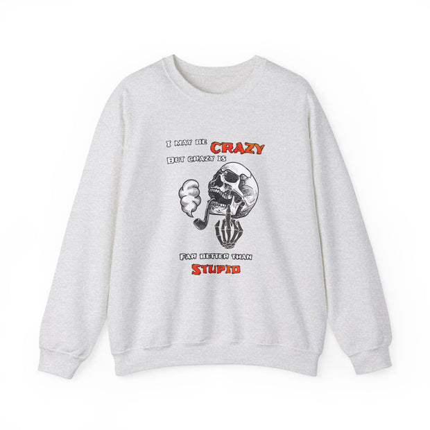 Crazy Skull Unisex Heavy Blend™ Crewneck Sweatshirt