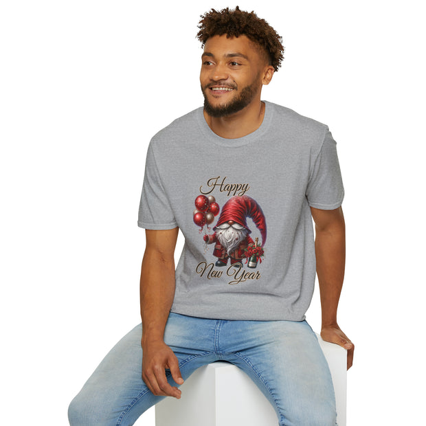 Gnome New Year Unisex Softstyle T-Shirt