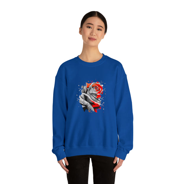 Rose Unisex Heavy Blend™ Crewneck Sweatshirt