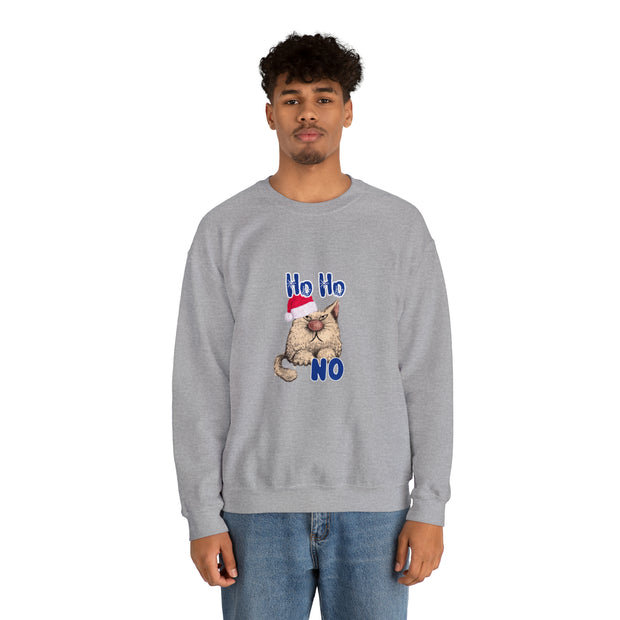 Christmas cat Unisex Heavy Blend™ Crewneck Sweatshirt