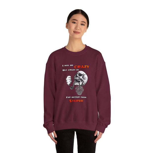 Crazy Skull Unisex Heavy Blend™ Crewneck Sweatshirt