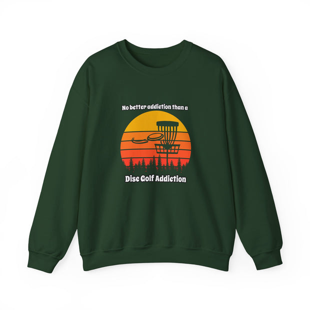 Disc Golf Addiction Unisex Heavy Blend™ Crewneck Sweatshirt