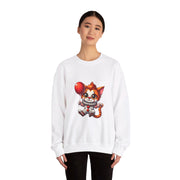 Horror Movie Cats Unisex Heavy Blend™ Crewneck Sweatshirt