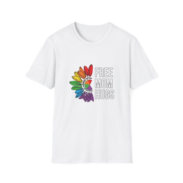 Pride Mom Hugs Unisex Softstyle T-Shirt