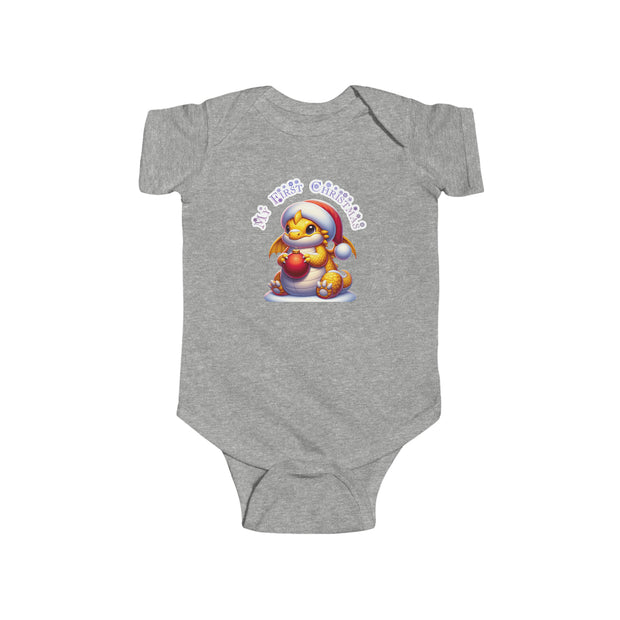 Christmas dragon Infant Fine Jersey Bodysuit