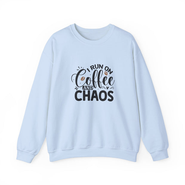 Coffee and Chaos Unisex Heavy Blend™ Crewneck Sweatshirt