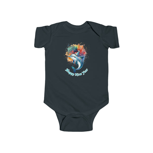 New Year Infant Fine Jersey Bodysuit