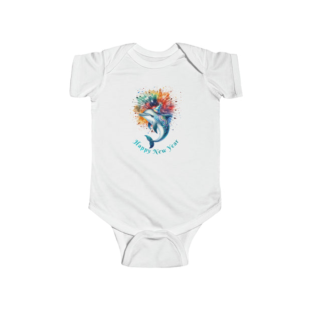 New Year Infant Fine Jersey Bodysuit