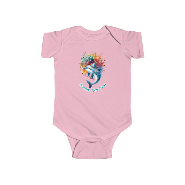 New Year Infant Fine Jersey Bodysuit