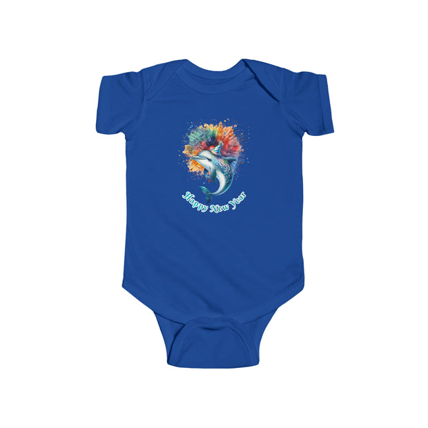 New Year Infant Fine Jersey Bodysuit