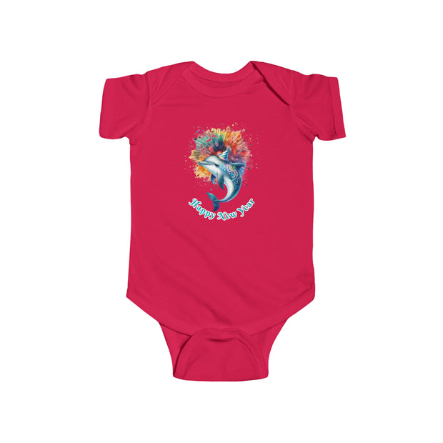 New Year Infant Fine Jersey Bodysuit