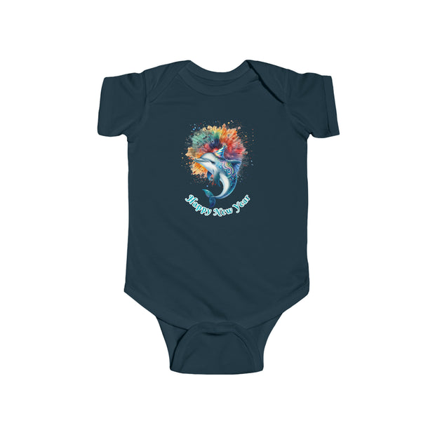 New Year Infant Fine Jersey Bodysuit
