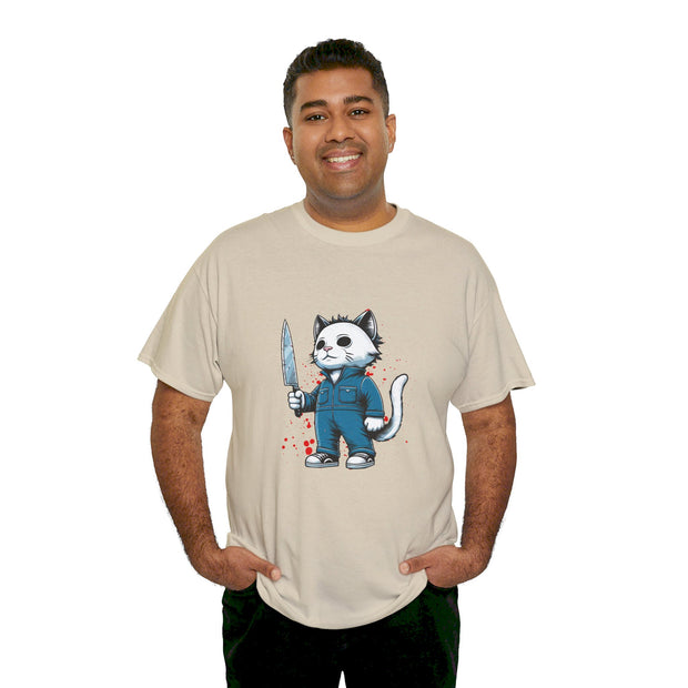 Horror Movie Cats Unisex Heavy Cotton Tee