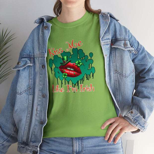 Kiss me like I’m Irish Unisex Heavy Cotton Tee