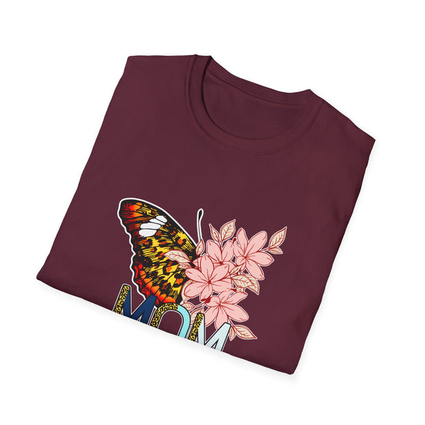 Butterfly Mom Unisex Softstyle T-Shirt