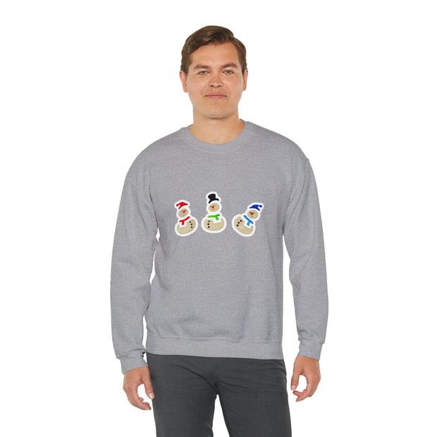 Snowmen Unisex Heavy Blend™ Crewneck Sweatshirt