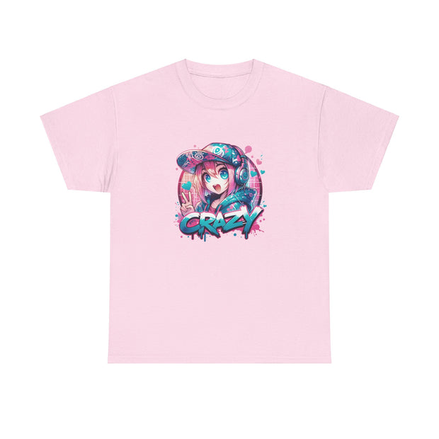Graffiti Anime Girls Unisex Heavy Cotton Tee