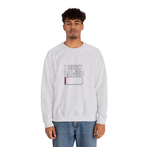 I Need Ramen Unisex Heavy Blend™ Crewneck Sweatshirt