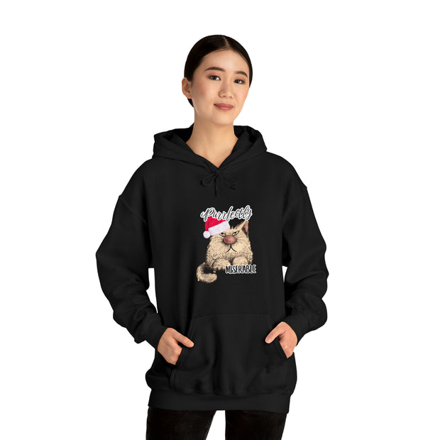 Christmas cat Unisex Heavy Blend™ Hooded Sweatshirt